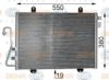 RENAU 8671017596 Condenser, air conditioning